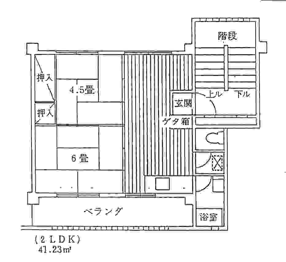 2LDK間取り図